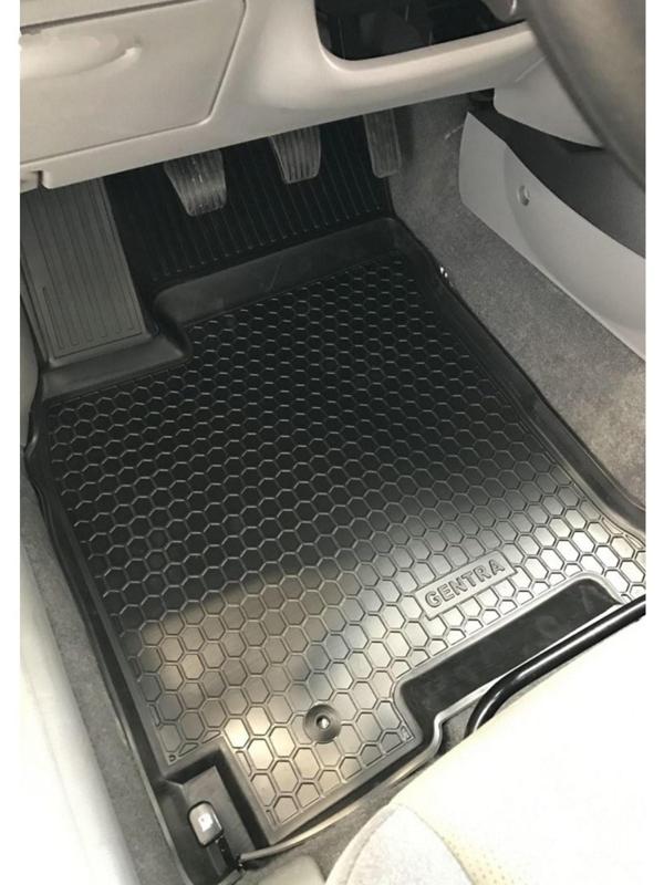 Коврики салона Rival для Chevrolet Lacetti седан, хэтчбек, универсал 2004-2013, полиуретан, без крепежа, с перемычкой, 5 шт., 11301001