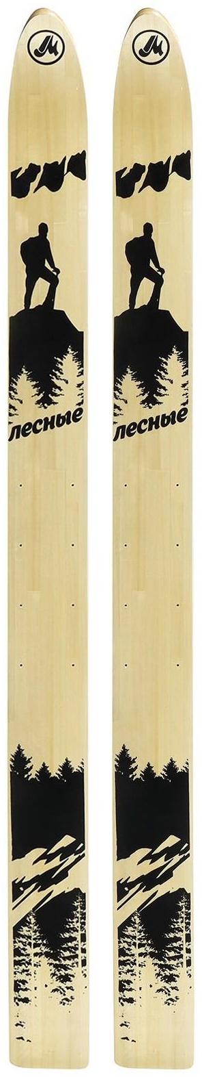 Лыжи дерево-пластиковые «Лесные» 145 см