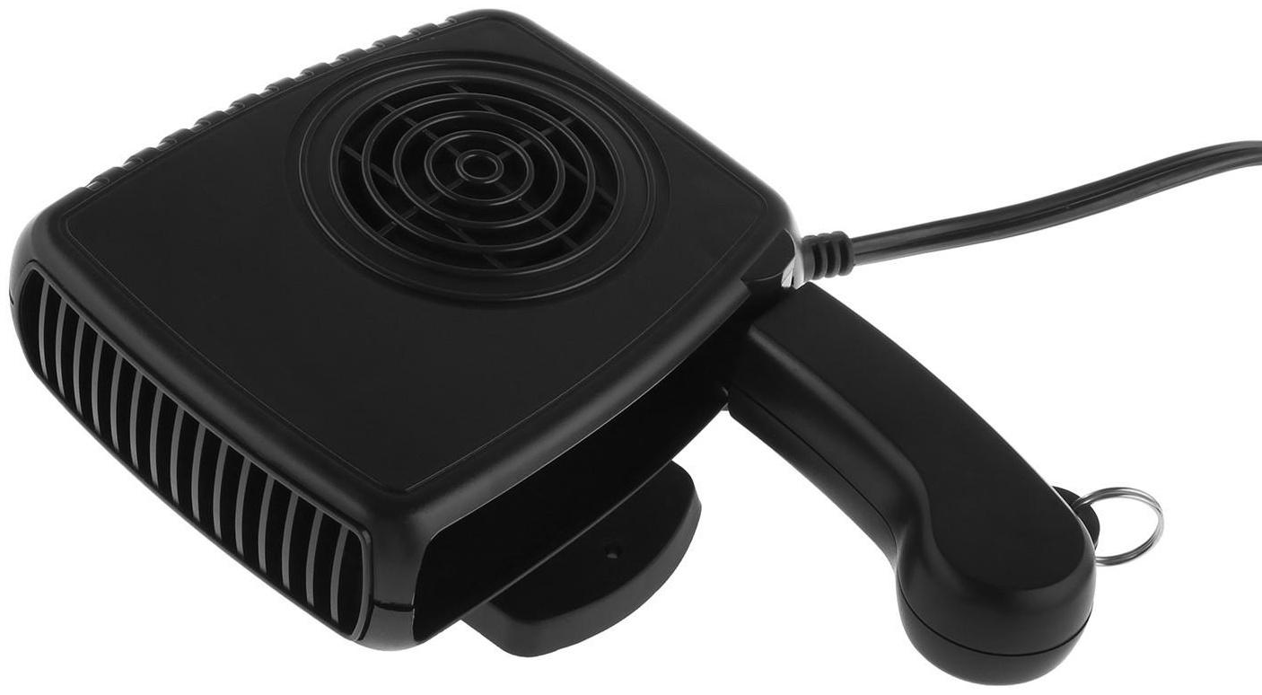 Тепловентилятор Skyway, в прикуриватель, 12 В, черный, S02501002