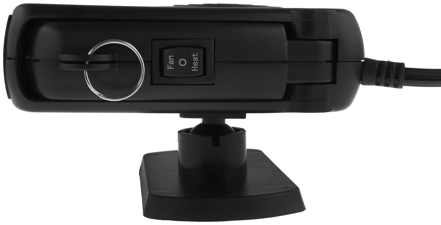 Тепловентилятор Skyway, в прикуриватель, 12 В, черный, S02501002