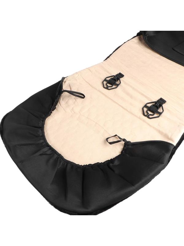 Авточехлы универсальные SKYWAY Arctic, искусственный мех, набор 2 предмета, черный S03001075