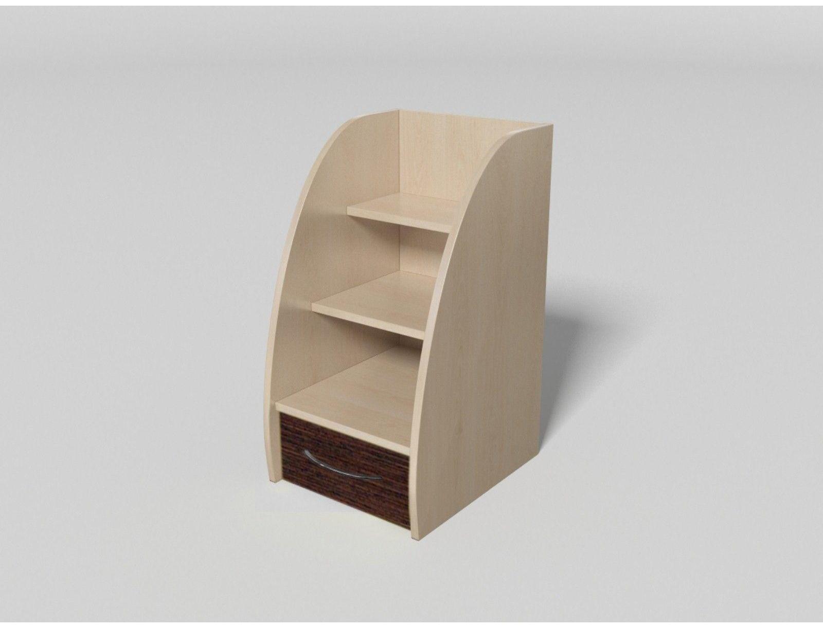 Лестница к 2-х яр. №11 дуб молочный/венге