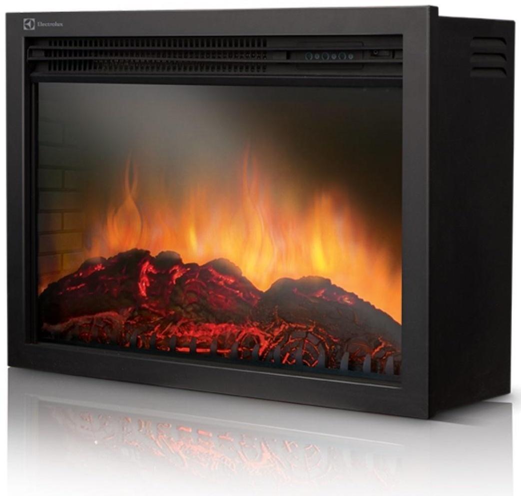 Электрокамин Electrolux EFP/P-2520LS, 2000 Вт, 2 режима, пульт ДУ, черный