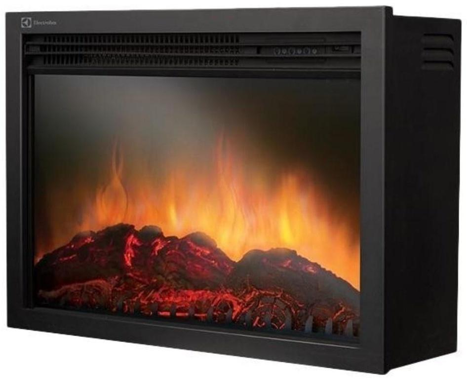 Электрокамин Electrolux EFP/P-3020LS, 2000 Вт, 2 режима, пульт ДУ, черный