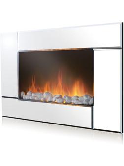 Электрокамин Electrolux EFP/W-2000S, 2000 Вт, 2 режима, пульт ДУ, зеркальный