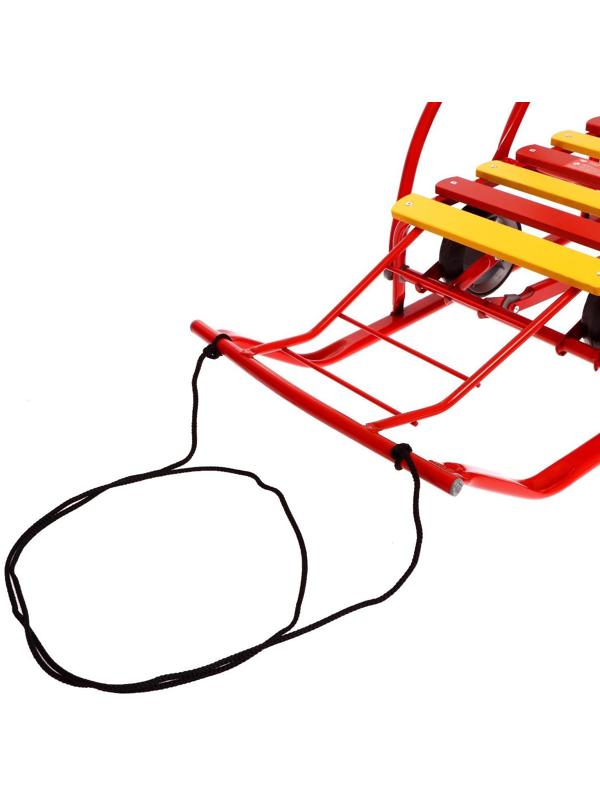 Санки складные Nikki 3, цвет красный