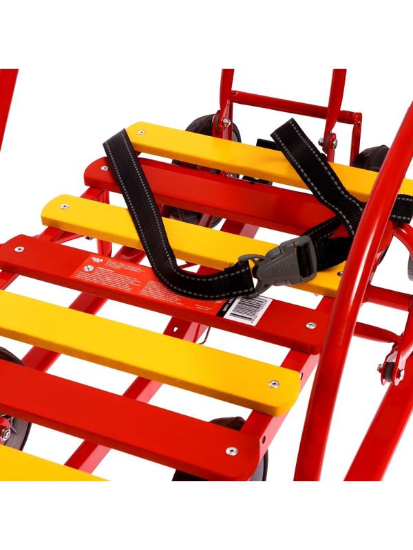 Санки складные Nikki 3, цвет красный