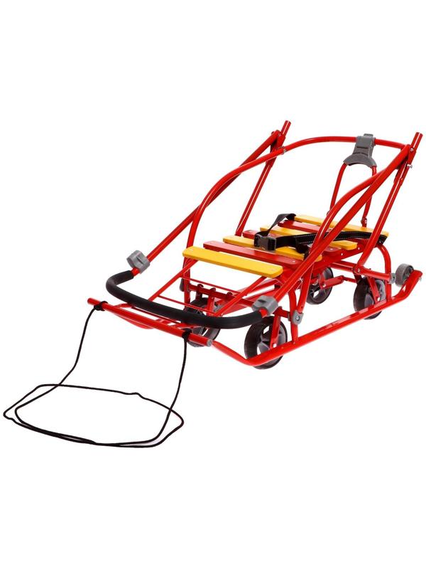 Санки складные Nikki 3, цвет красный