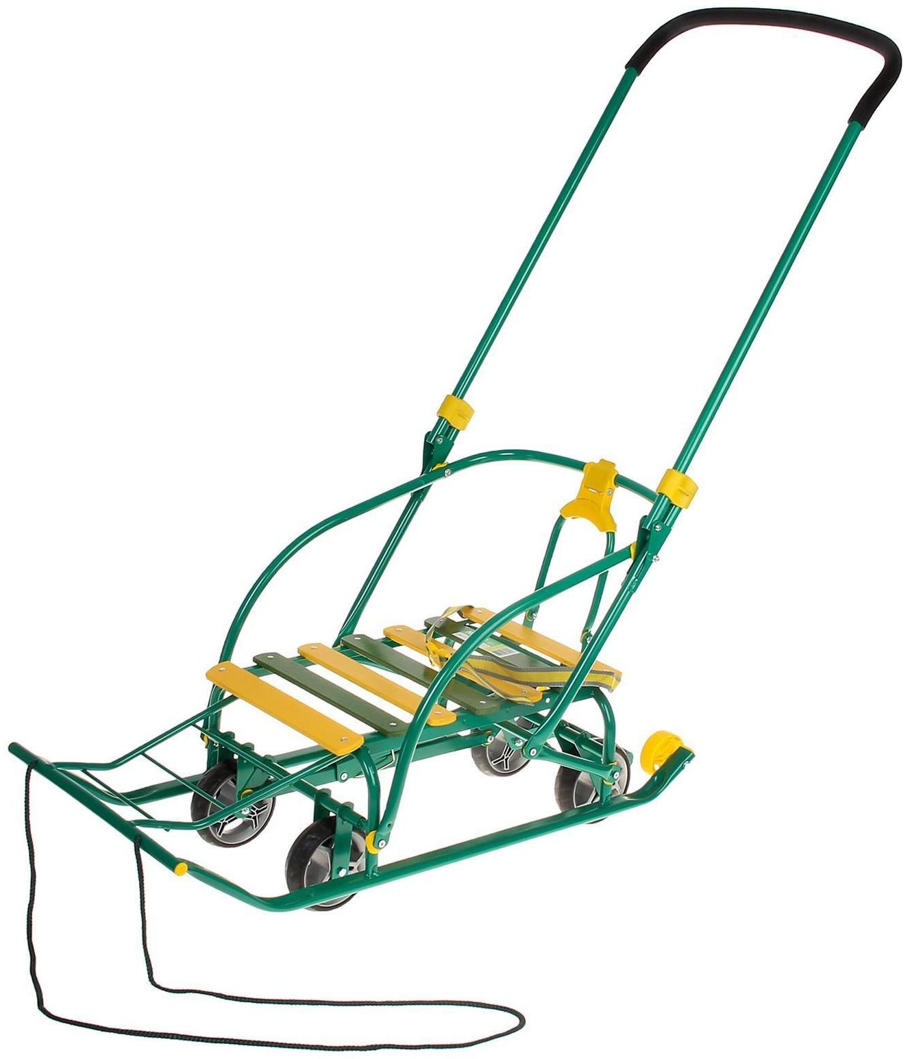 Санки Nikki 3, цвет зелёный