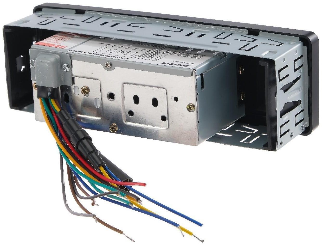 Автомагнитола Digma DCR-110G, 1DIN, 4 x 45 Вт, AUX, SD/MMC, USB