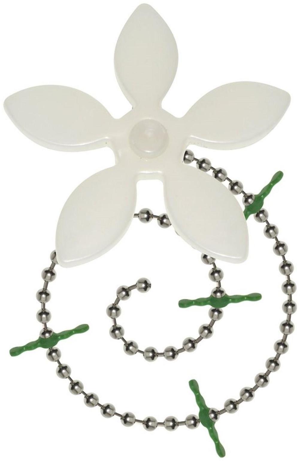 Улавливатель волос в стоках труб, 6 см, цвет МИКС