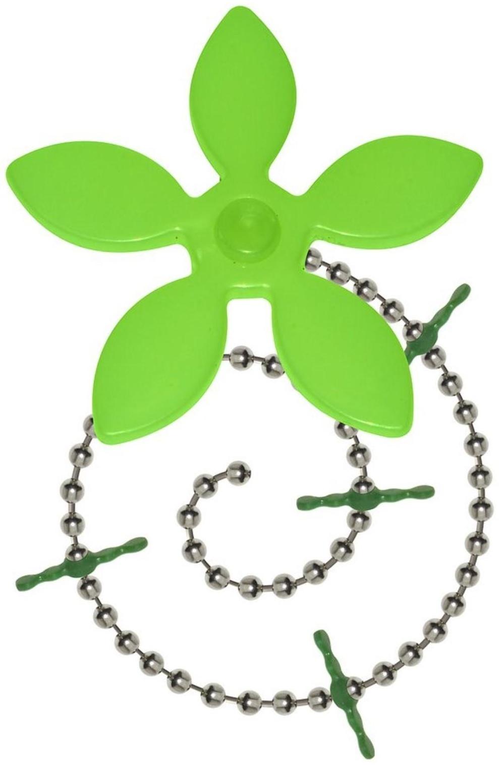 Улавливатель волос в стоках труб, 6 см, цвет МИКС