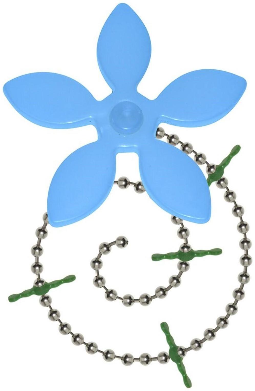 Улавливатель волос в стоках труб, 6 см, цвет МИКС