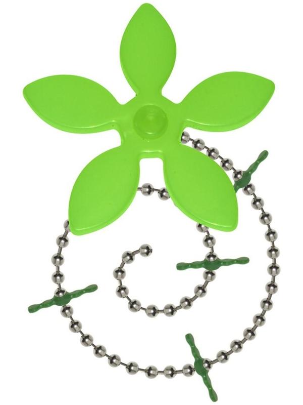 Улавливатель волос в стоках труб, 6 см, цвет МИКС