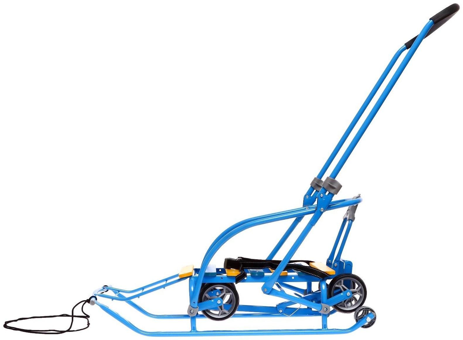 Санки складные Nikki 3, цвет синий