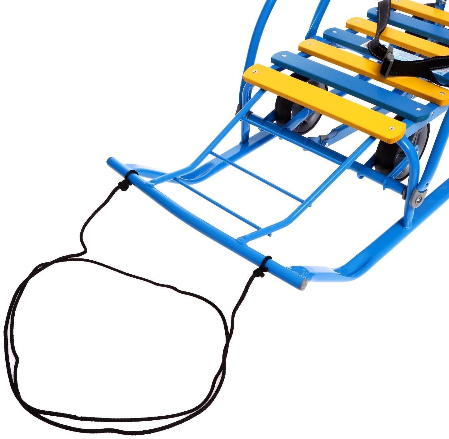 Санки складные Nikki 3, цвет синий