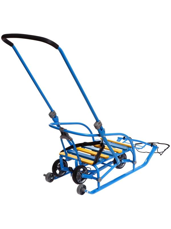 Санки складные Nikki 3, цвет синий