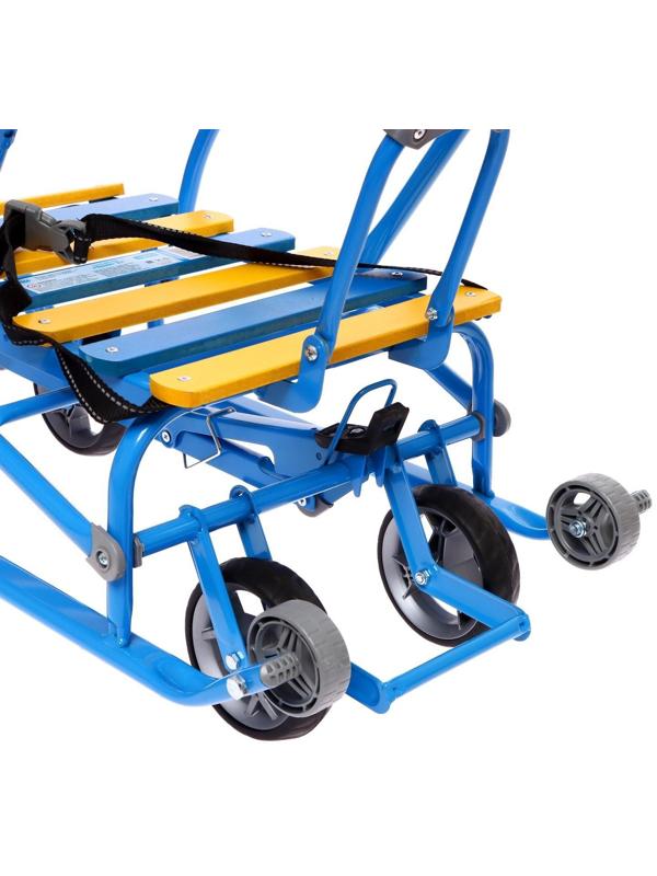 Санки складные Nikki 3, цвет синий