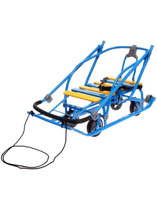 Санки складные Nikki 3, цвет синий