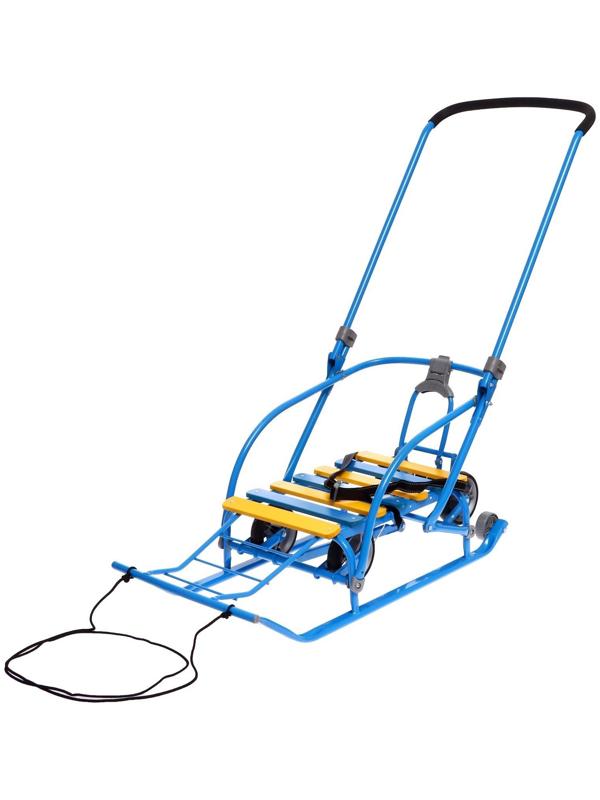 Санки складные Nikki 3, цвет синий