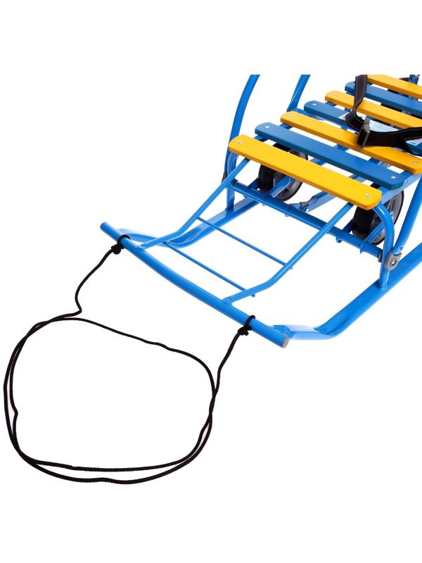 Санки складные Nikki 3, цвет синий