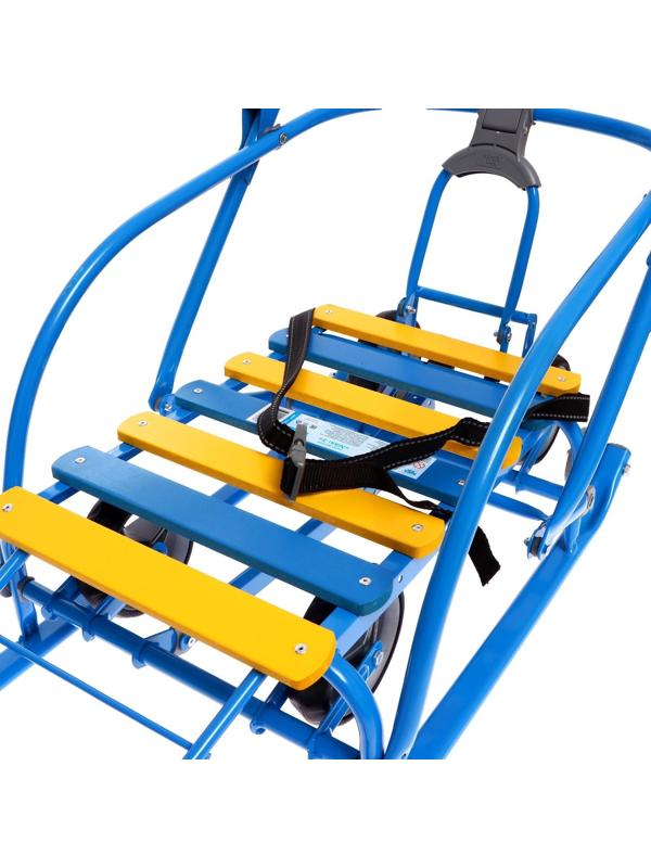 Санки складные Nikki 3, цвет синий