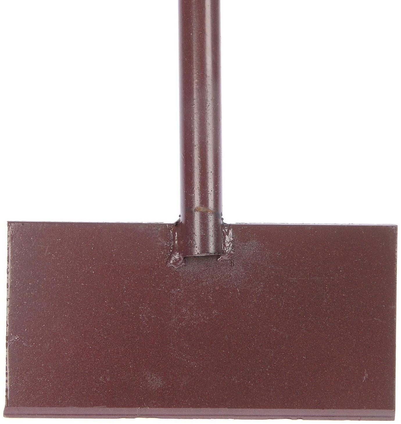 Скребок «Антарктика», 200 × 100 × 4 мм, с металлическим черенком, с пластиковой ручкой