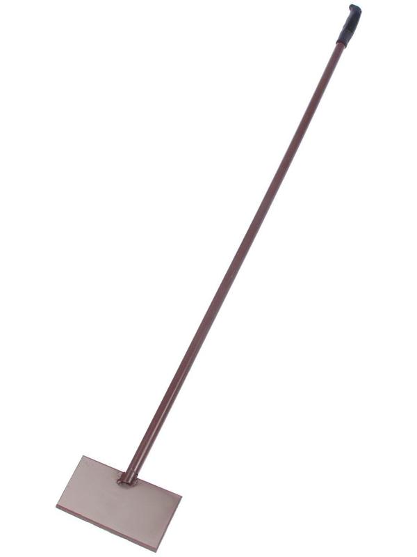 Скребок «Антарктика», 200 × 100 × 4 мм, с металлическим черенком, с пластиковой ручкой