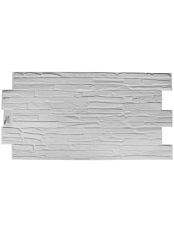 Панель ПВХ Кварцит белый 980х500