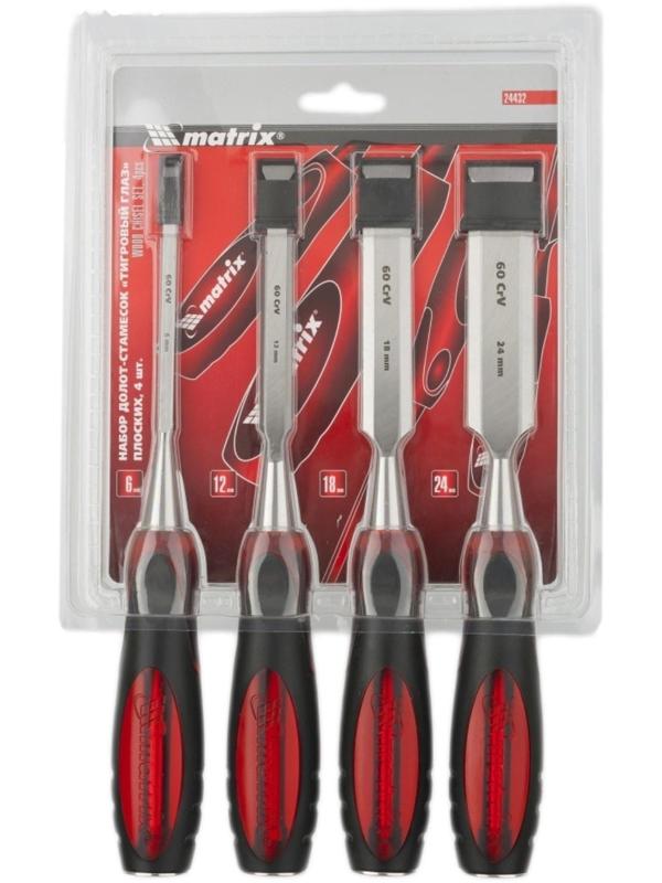 Набор долот-стамесок MATRIX 24432, 