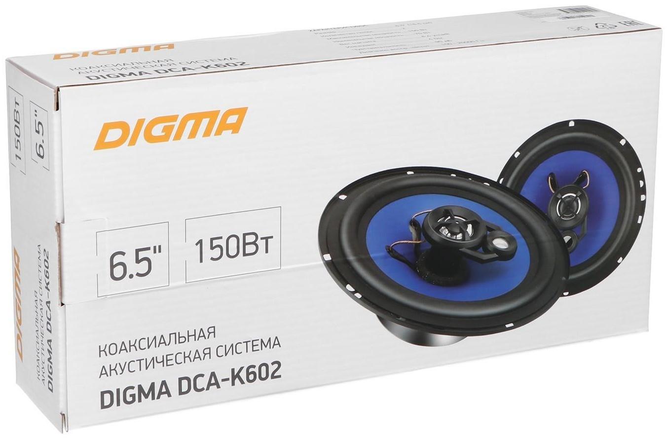 Акустическая система Digma DCA-K602, 16 см, 150 Вт, набор 2 шт