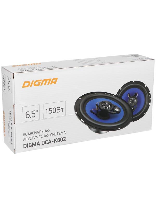 Акустическая система Digma DCA-K602, 16 см, 150 Вт, набор 2 шт