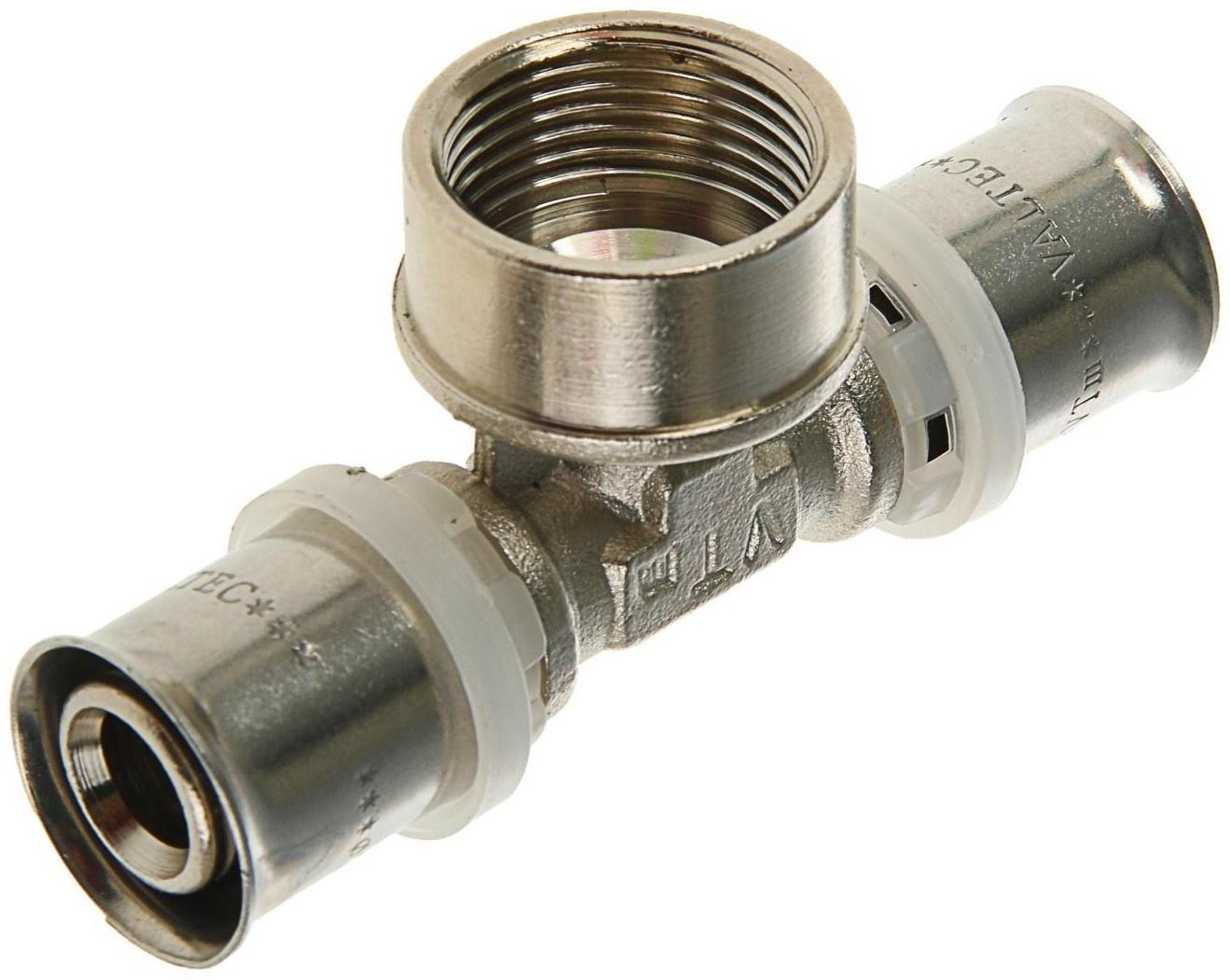 Тройник-пресс Valtec, 20 мм x 3/4