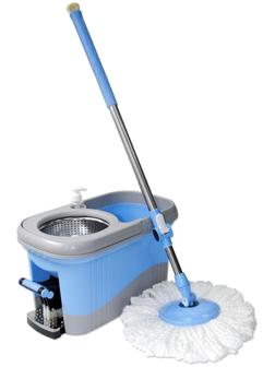 Набор для мытья пола Soft Touch, с педалью, швабра + ведро 16,5 л МИКС