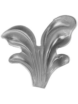 Лист (левый), 70х65х2 мм