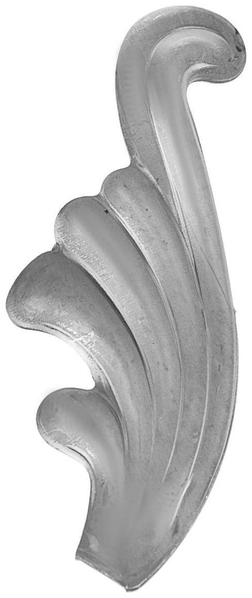 Лист (правый), 115х50х2 мм