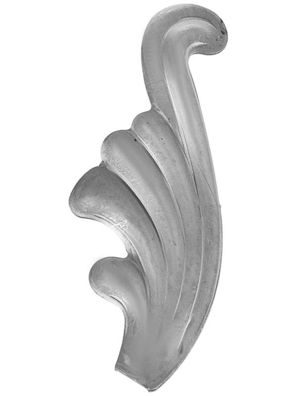 Лист (правый), 115х50х2 мм