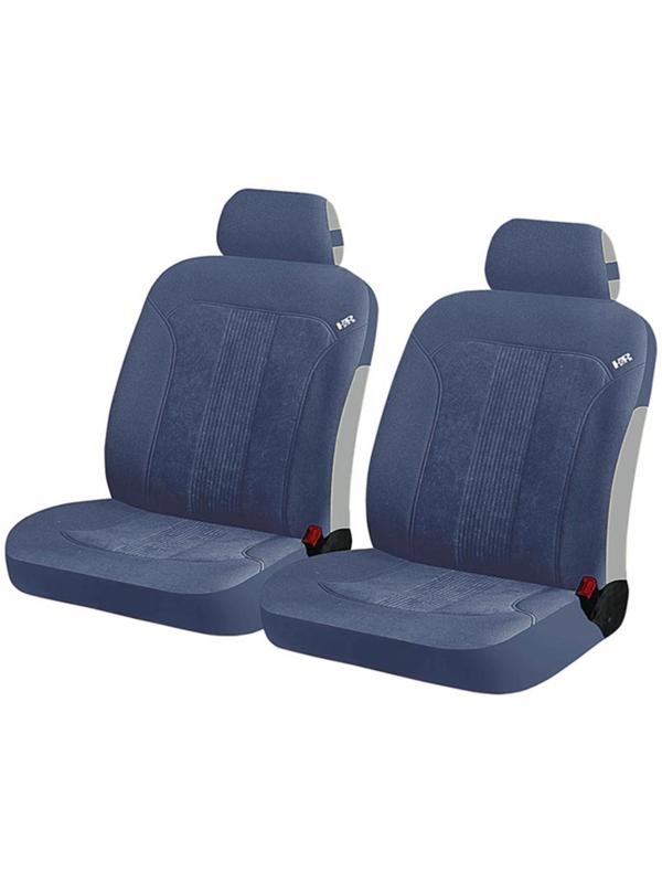 Авточехлы TREND FRONT, на передние кресла, синий, трикотаж
