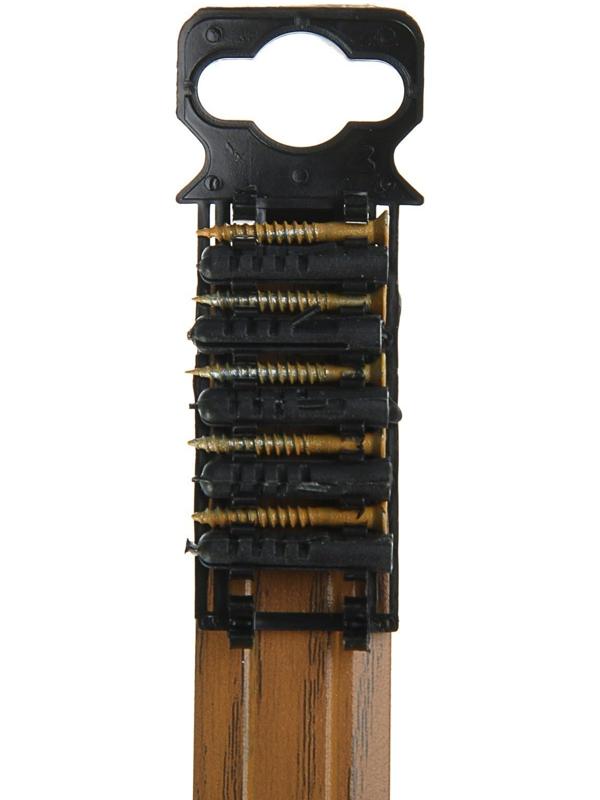 Порог одноуровневый, орех, 25*900 мм