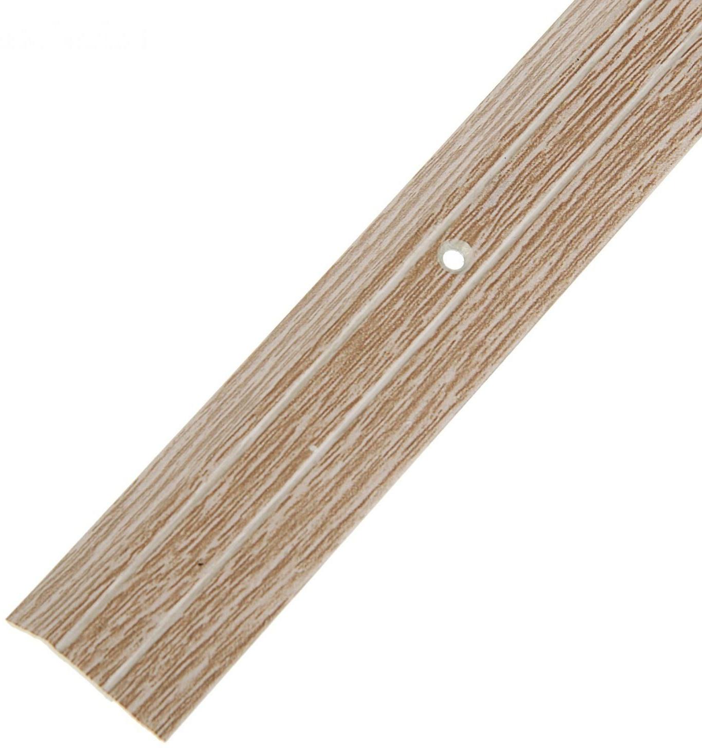 Порог разноуровневый кант, дуб беленный, 30*900 мм