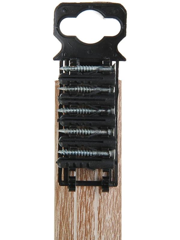 Порог разноуровневый кант, дуб беленный, 30*900 мм