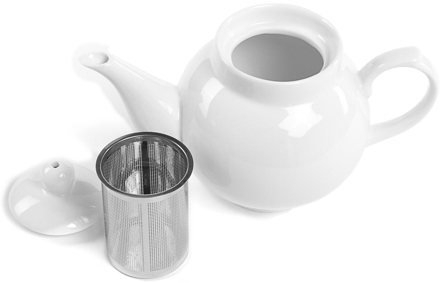 Самовар Centek CT-0092 A, пластик, 4 л, 2300 Вт, LED индикатор, керамический заварник, белый