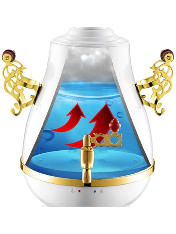 Самовар Centek CT-0092 A, пластик, 4 л, 2300 Вт, LED индикатор, керамический заварник, белый