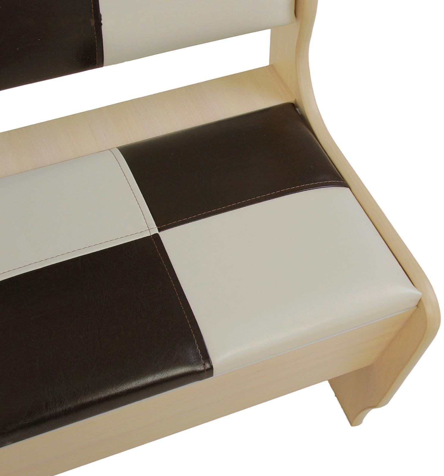 Кухонный уголок Домино стандарт, 1500х1000х880, Дуб млечный/Кож.зам