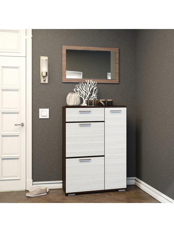 Тумба Ника высокая, Венге/Лоредо