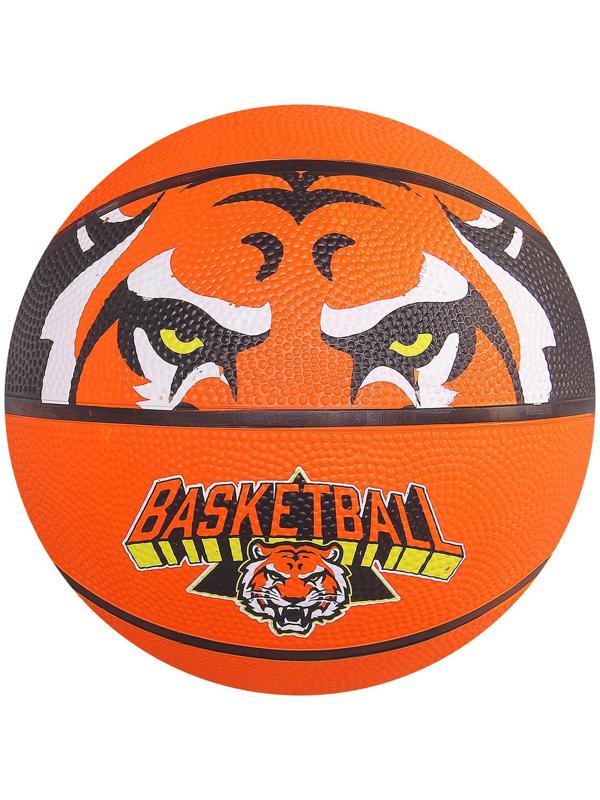 Мяч баскетбольный «Тигр», ПВХ, клееный, размер 7, 532 г, цвет микс