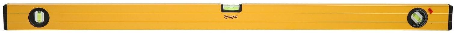 Уровень алюминиевый ТУНДРА, 3 глазка (1 поворотный глазок), 1000 мм
