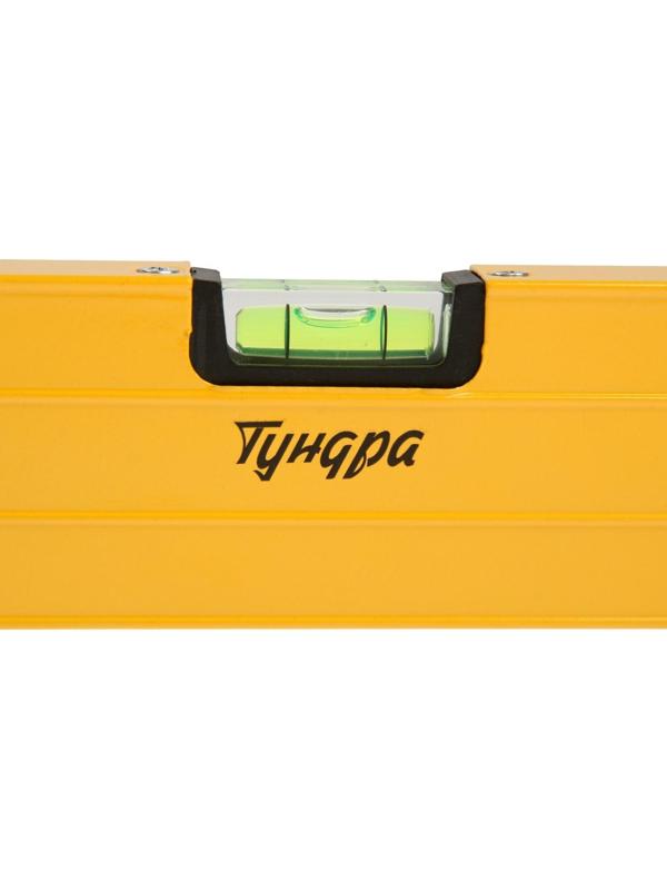 Уровень алюминиевый ТУНДРА, 3 глазка (1 поворотный глазок), 1000 мм