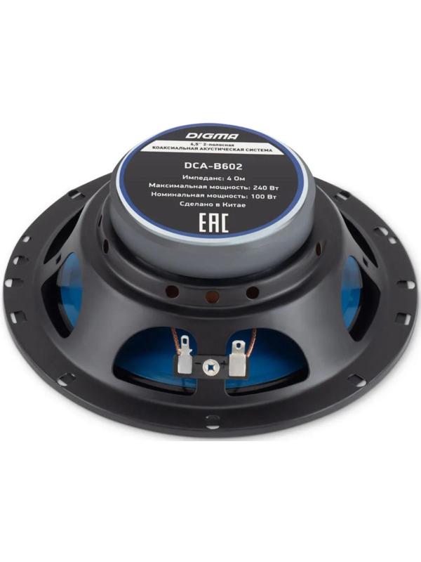 Акустическая система Digma DCA-B602, 16.5 см, 240 Вт, набор 2 шт