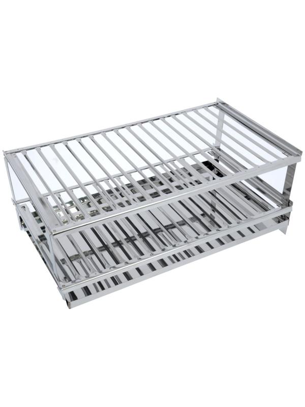 Коптильня с гидрозатвором, 44 л, 50×30×30 см